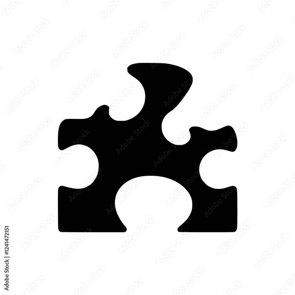 Abstract Puzzle Piece: A Black and White Jigsaw Game Challenge. Test your problem-solving skills with this intriguing design. Perfect for strategy game lovers and puzzle enthusiasts. Abstract Puzzle Piece: A Black and White Jigsaw Game Challenge. Test your problem-solving skills with this intriguing design. Perfect for strategy game lovers and puzzle enthusiasts.