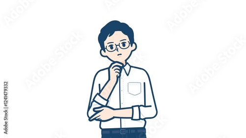 shirt teacher man_discontent and sighs_with alpha channel.mov