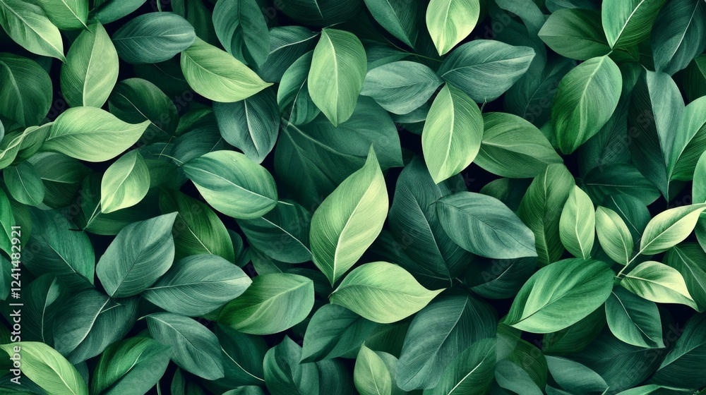 Enhancing your space with botanical green leaves patterns home decor digital art indoor environment aesthetic appeal Enhancing your space with botanical green leaves patterns home decor digital art indoor environment aesthetic appeal