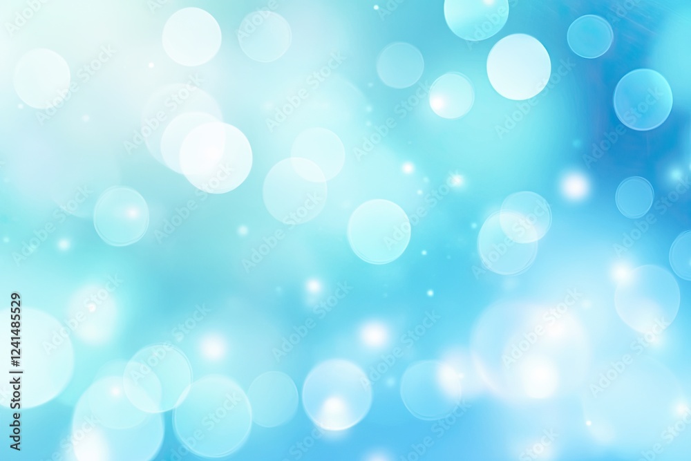An abstract notion of pure blue water set against a blurred background