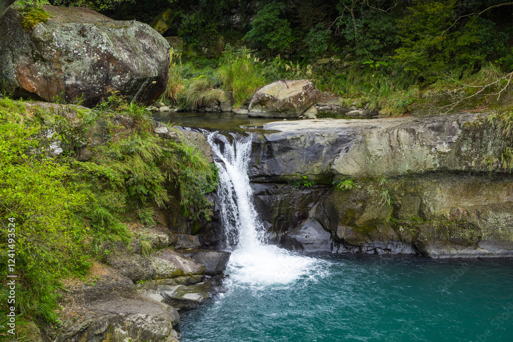 Waterfall in Xiao Wulai Scenic Area Taiwan Waterfall in Xiao Wulai Scenic Area Taiwan