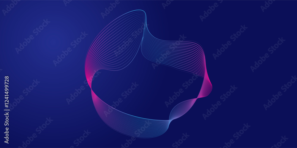 Blue and purple violet vector light soundwave background. suit for banner, web, presentation, poster, brochure