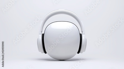 Sleek white wireless headphones on a clean backdrop, showcasing modern design and superior sound quality.