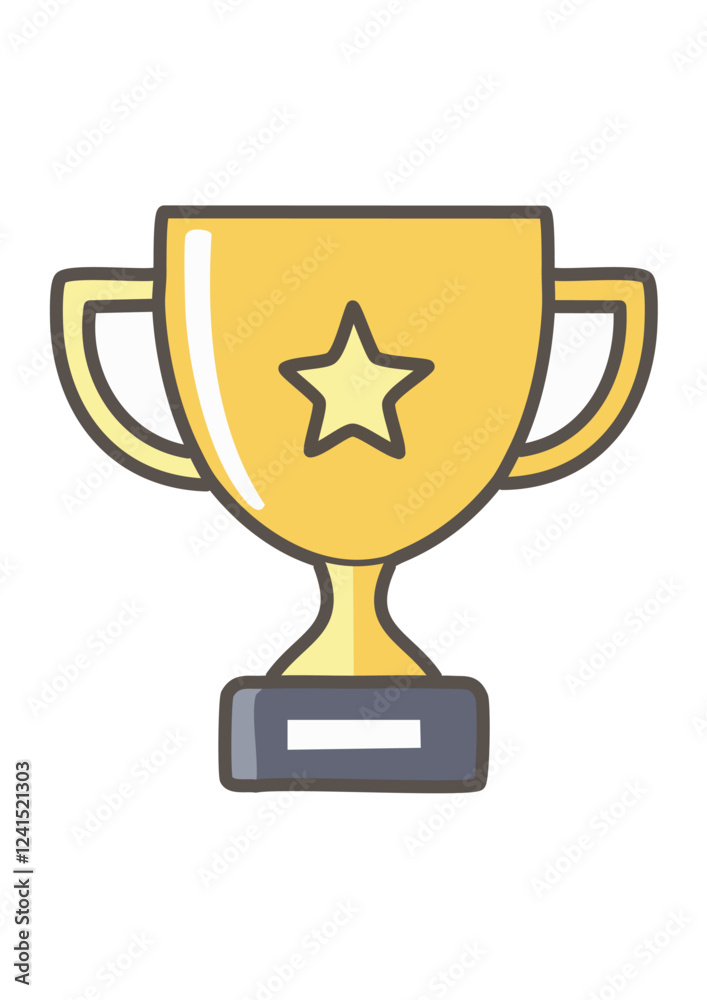 Vector Trophy – Award and Achievement Symbol Vector Trophy – Award and Achievement Symbol