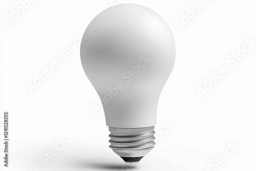 Simple round light bulb stands out as a versatile lighting option suitable for different interiors. Generative AI photo