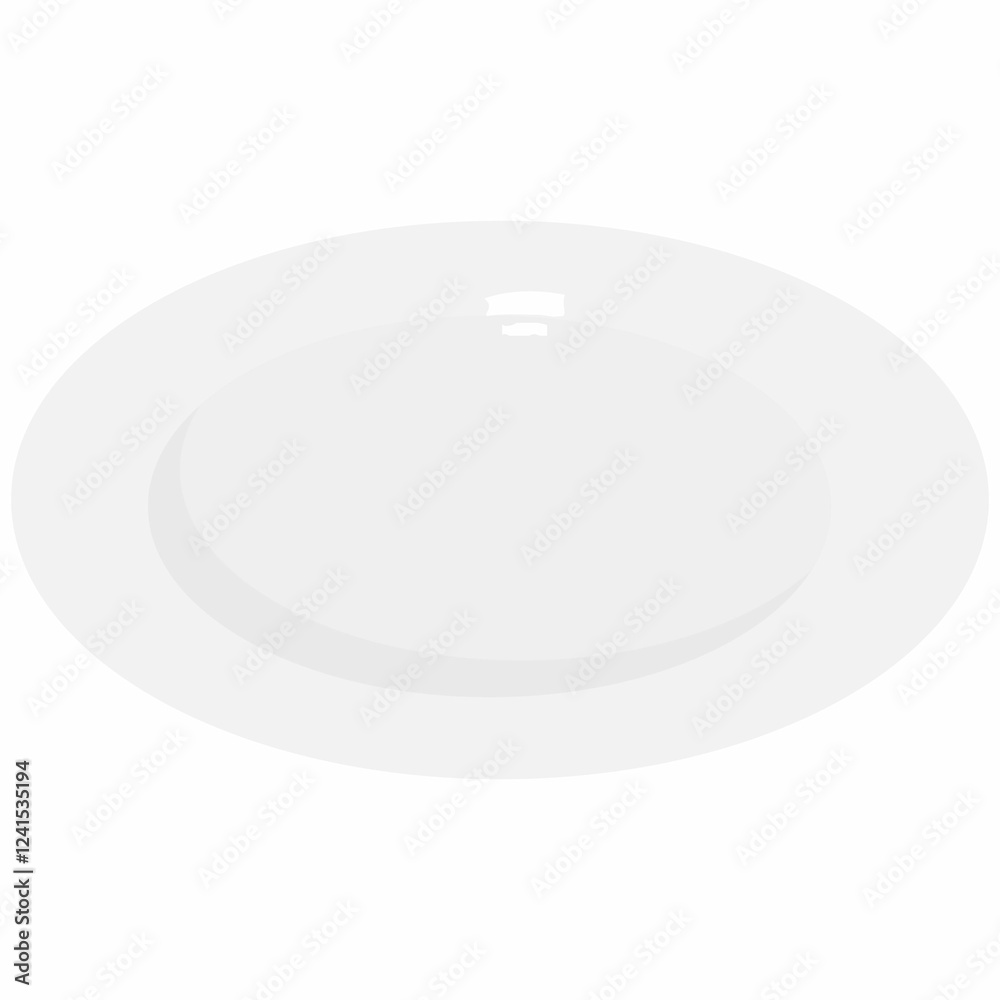 This is a simple, round, white plate with a smooth surface, often used for serving food in various settings, from casual dining to fine dining experiences. This is a simple, round, white plate with a smooth surface, often used for serving food in various settings, from casual dining to fine dining experiences.