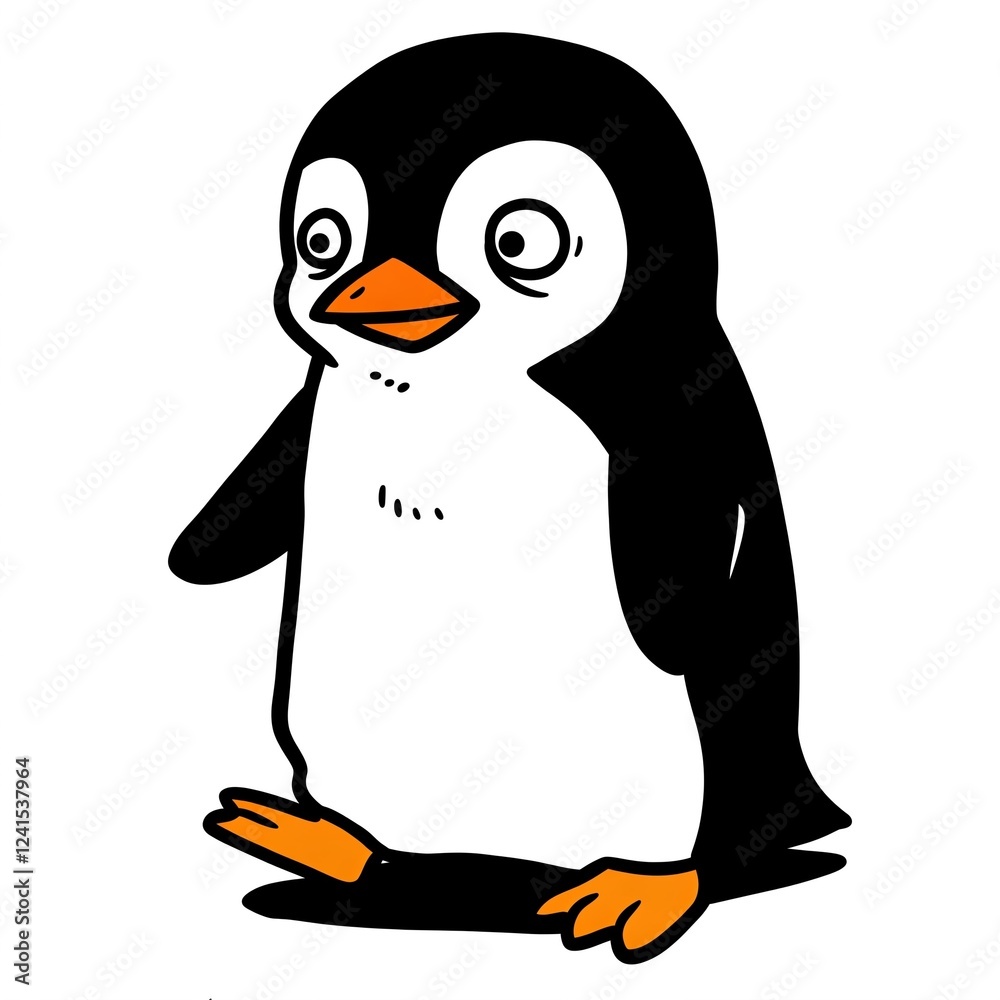 Obraz premium funny penguin