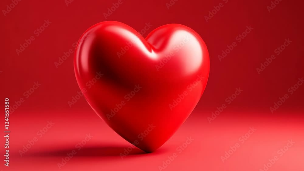 A Red Heart: Symbol of Love and Passion A Red Heart: Symbol of Love and Passion