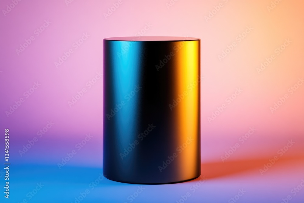 Artistic display of a sleek cylinder studio setting photography modern environment close-up view minimalism and aesthetics Artistic display of a sleek cylinder studio setting photography modern environment close-up view minimalism and aesthetics