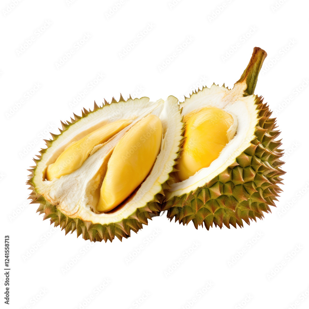 Obraz premium durian isolated on white background