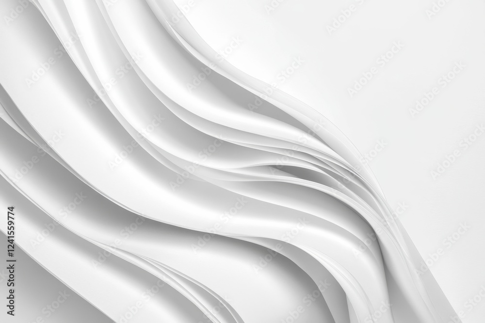 White flowing curves abstract background texture design White flowing curves abstract background texture design