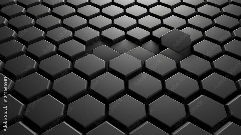Graphite honeycomb pattern background with evenly distributed hexagons across the entire surface Graphite honeycomb pattern background with evenly distributed hexagons across the entire surface