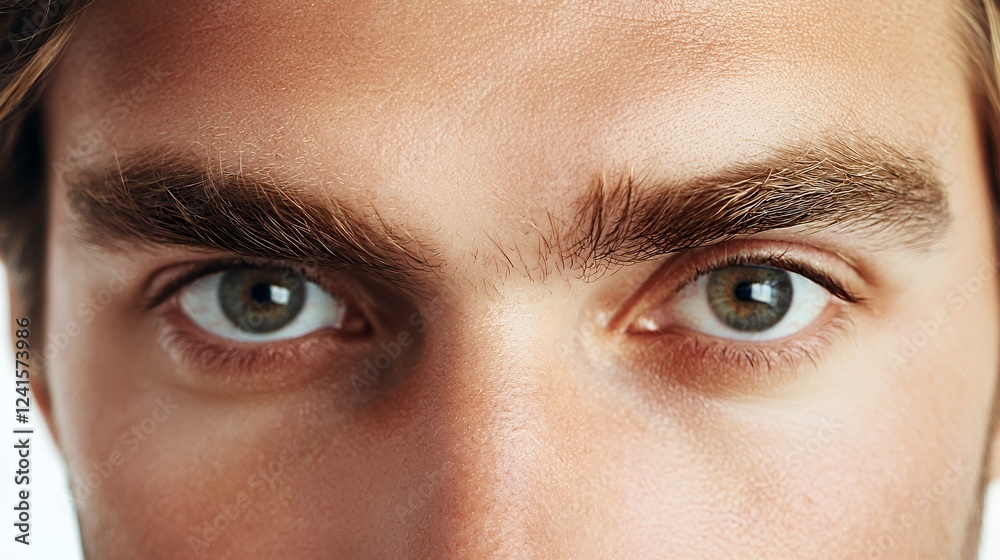 Fototapeta premium close up of a young man with blue eyes 