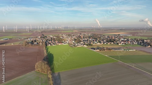 Panorama Video Luftbilder Kirchherten Bedburg Grottenhertener Mühle Windmühle photo