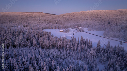 Jakuszyce Karkonosze Polska Zima