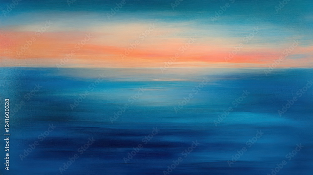 Obraz premium Vibrant Sunset Reflections Over Calm Waters