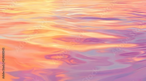 Vibrant Sunset Reflections Over Calm Waters photo