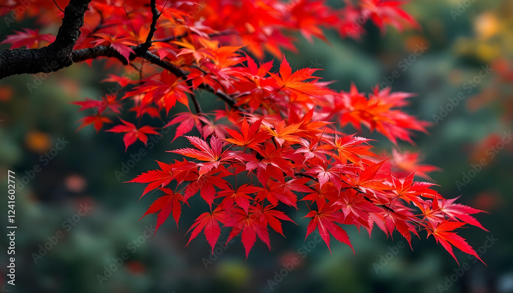 Autumn in Japan Kyoto, colorful fall foliage, red maple tree leaves. Autumn in Japan Kyoto, colorful fall foliage, red maple tree leaves.