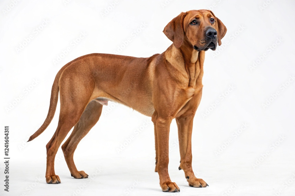 Broholmer dog isolated on white background Broholmer dog isolated on white background