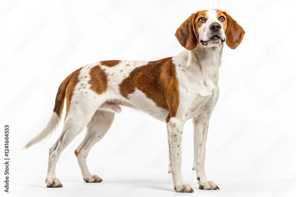 Braque saint germain dog isolated on white background Braque saint germain dog isolated on white background