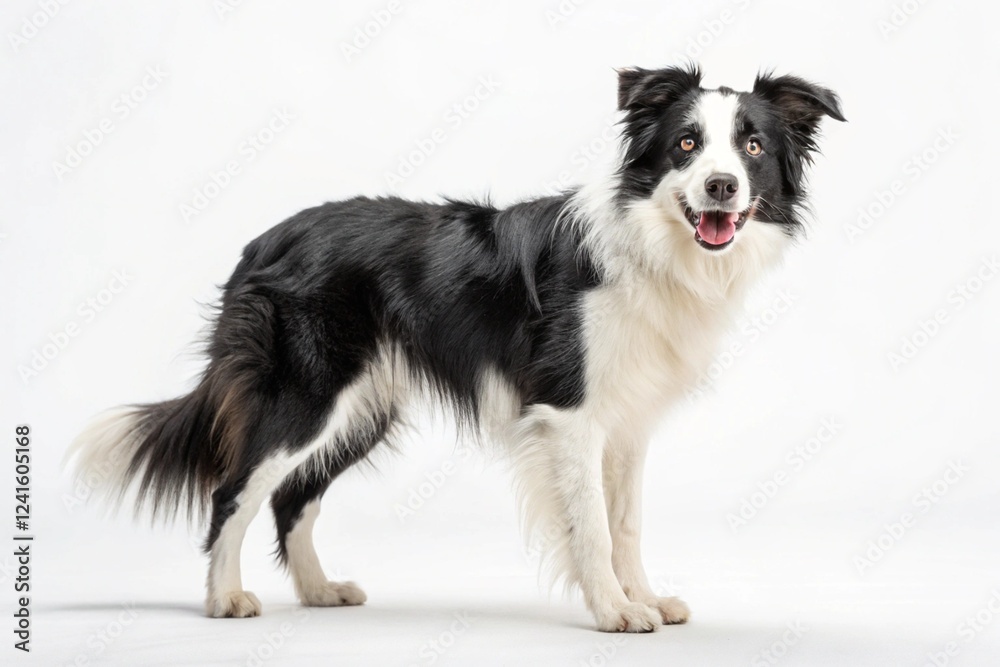border collie dog isolated on white background border collie dog isolated on white background