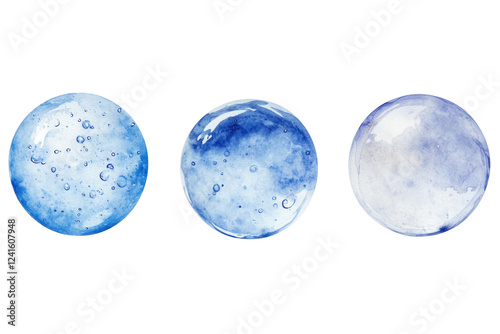 Wallpaper Mural crystal ball set in watercolor  Torontodigital.ca