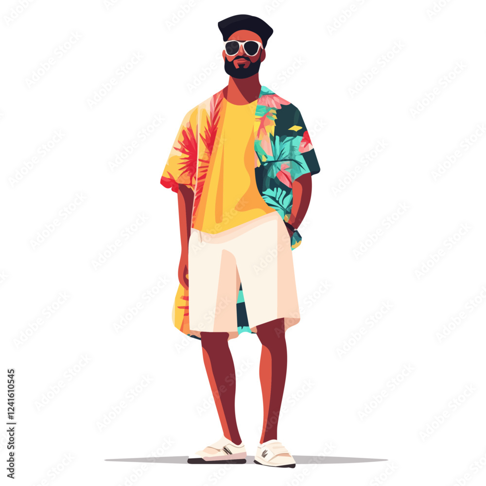 Libya Man Summer Clothes and Style – A Stylish and Comfortable Vector Illustration for Warm-Weather Fashion
Libya Man Summer Clothes and Style – A Stylish and Comfortable Vector Illustration for Warm-Weather Fashion