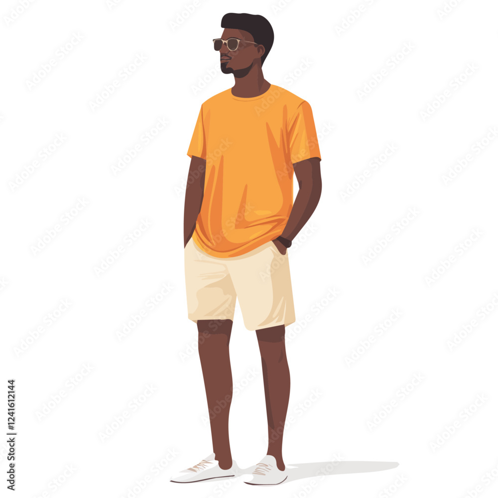 Malawi Man Summer Clothes and Style – A Stylish and Comfortable Vector Illustration for Warm-Weather Fashion
Malawi Man Summer Clothes and Style – A Stylish and Comfortable Vector Illustration for Warm-Weather Fashion
