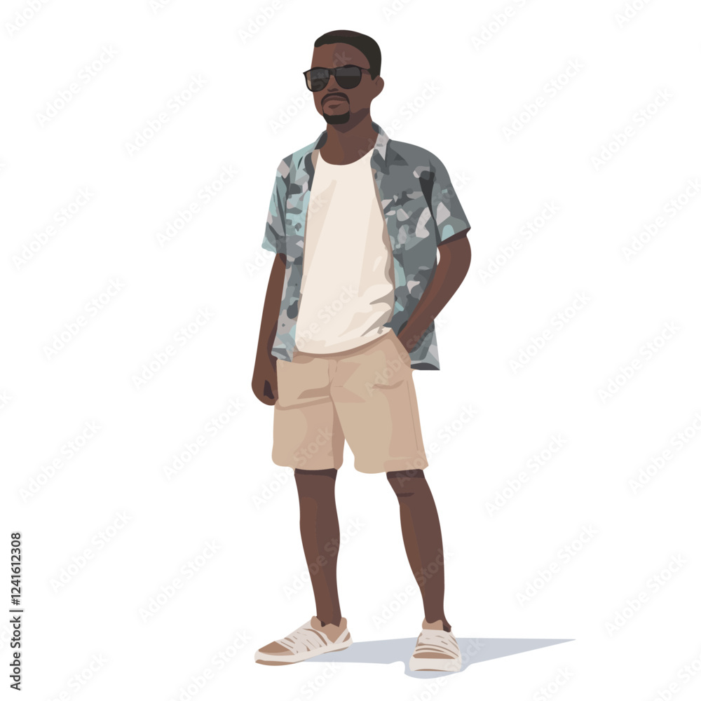 Malawi Man Summer Clothes and Style – A Stylish and Comfortable Vector Illustration for Warm-Weather Fashion
Malawi Man Summer Clothes and Style – A Stylish and Comfortable Vector Illustration for Warm-Weather Fashion