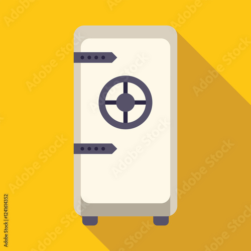 Secure metal safe protecting valuable possessions, emphasizing financial safety and data protection