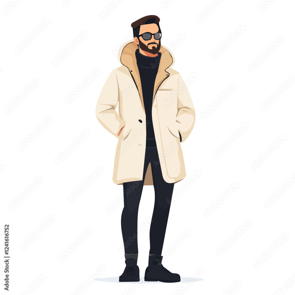 Monaco Man Winter Clothes and Style – A Stylish and Cozy Vector Illustration for Cold-Weather Fashion
Monaco Man Winter Clothes and Style – A Stylish and Cozy Vector Illustration for Cold-Weather Fashion