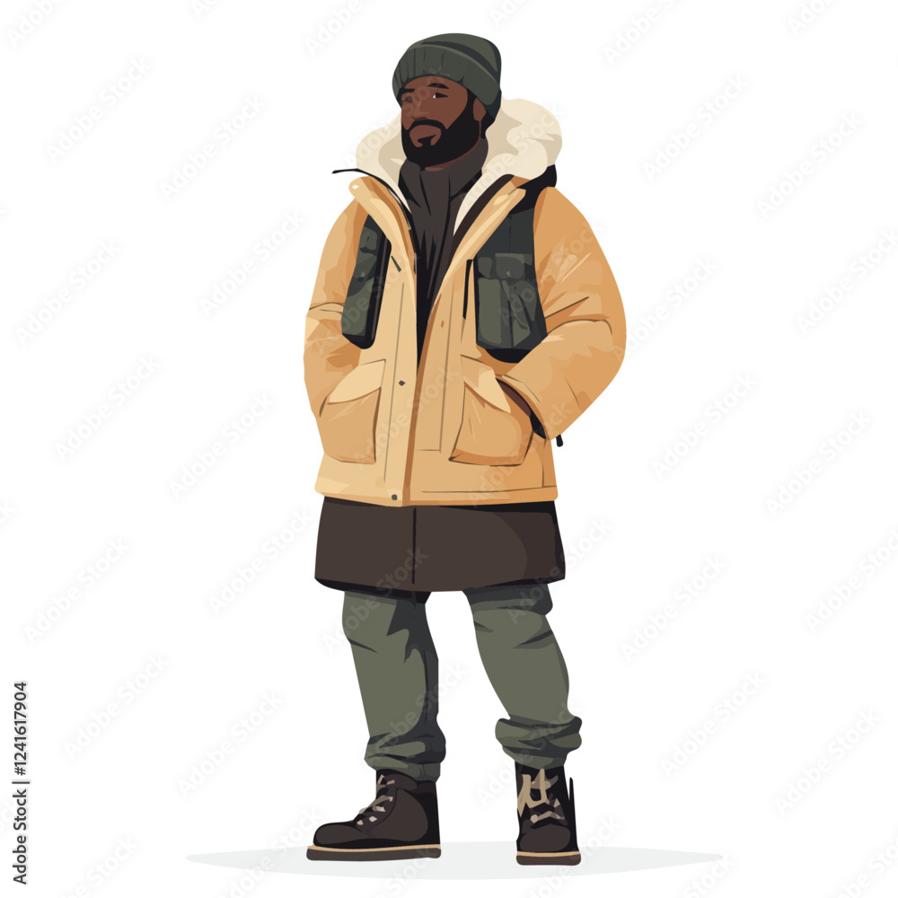 Namibia Man Winter Clothes and Style – A Stylish and Cozy Vector Illustration for Cold-Weather Fashion
Namibia Man Winter Clothes and Style – A Stylish and Cozy Vector Illustration for Cold-Weather Fashion