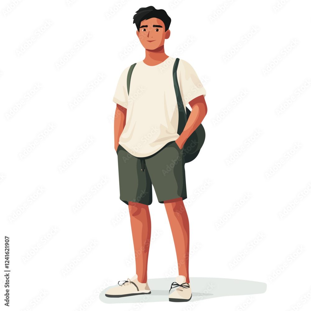 Philippines Man Summer Clothes and Style – A Stylish and Relaxed Vector Illustration for Trendy Summer Fashion
Philippines Man Summer Clothes and Style – A Stylish and Relaxed Vector Illustration for Trendy Summer Fashion