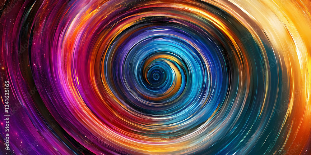 Obraz premium planet rings in space, ai generated.