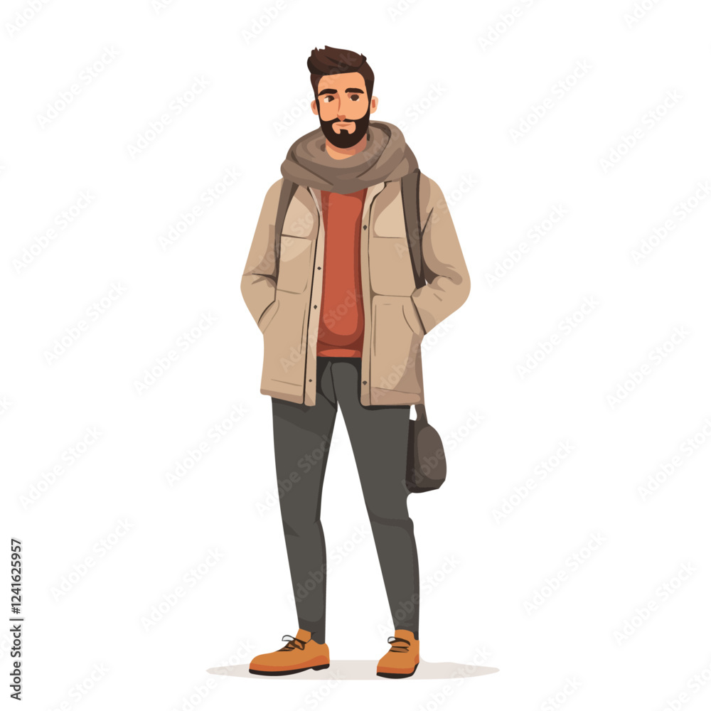 San Marino Man Winter Style – A Stylish and Sophisticated Vector Illustration for Fashionable and Warm Winter Attire
San Marino Man Winter Style – A Stylish and Sophisticated Vector Illustration for Fashionable and Warm Winter Attire