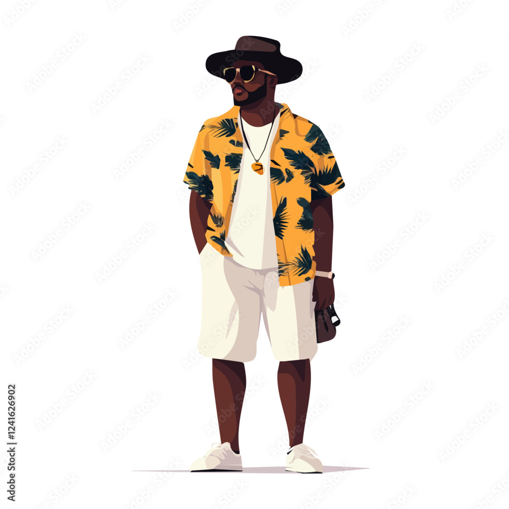 Senegal Man Summer Fashion – A Perfect Blend of Light Fabrics, Comfort, and Contemporary Style in Vector Illustration
Senegal Man Summer Fashion – A Perfect Blend of Light Fabrics, Comfort, and Contemporary Style in Vector Illustration