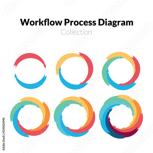 Flowchart of dynamic arrows indicating systematic workflow