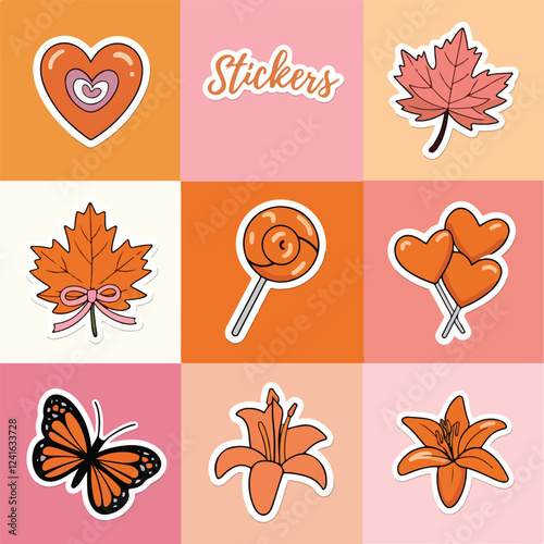 Best Sticker Keywords for High Visibility and Sales Ultimate List of Sticker Types From Aesthetic to Custom Designs, love, food, flower, bard, icon, cup, dambel 