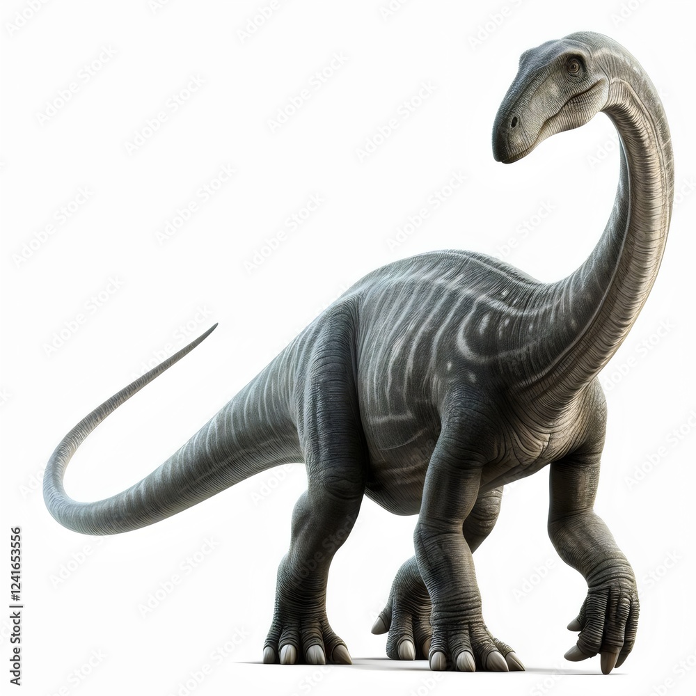 Obraz premium diplodocus isolated on white background 