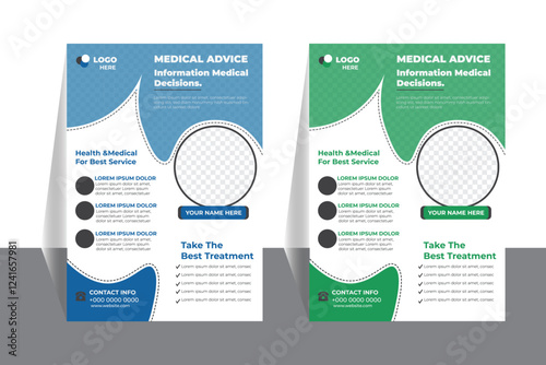 Modern Medical Flayer Design.