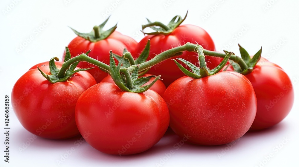 Fresh tomatoes piled high, ideal for photography or food illustration Fresh tomatoes piled high, ideal for photography or food illustration
