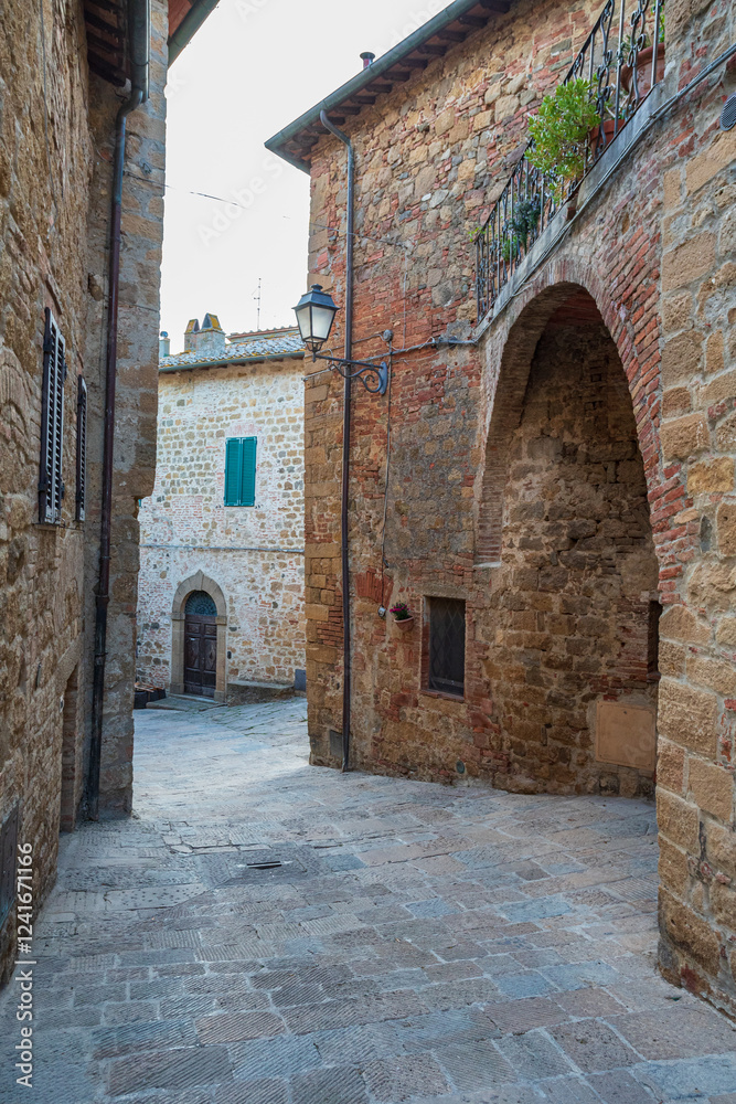 Fototapeta premium centro storico di Monticchiello, Toscana