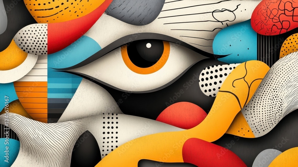 Obraz premium Eye Inspiration and Color Splash