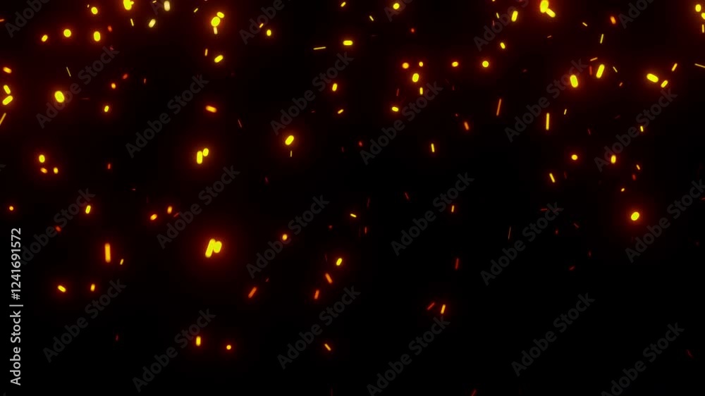 dynamic fire embers overlay animation backgrounds