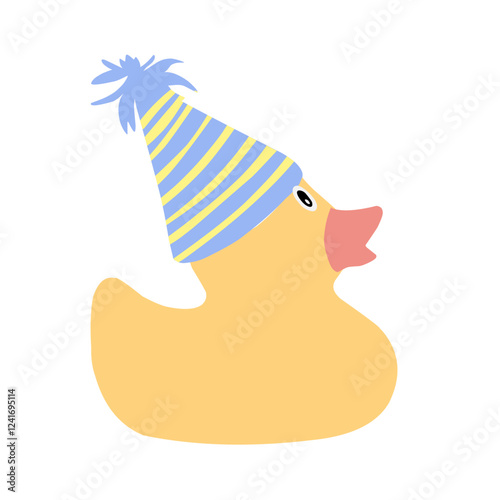 duck in color party hats