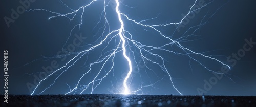 Smart Burst Lightning Energy Lightning bolt bursting with raw en photo