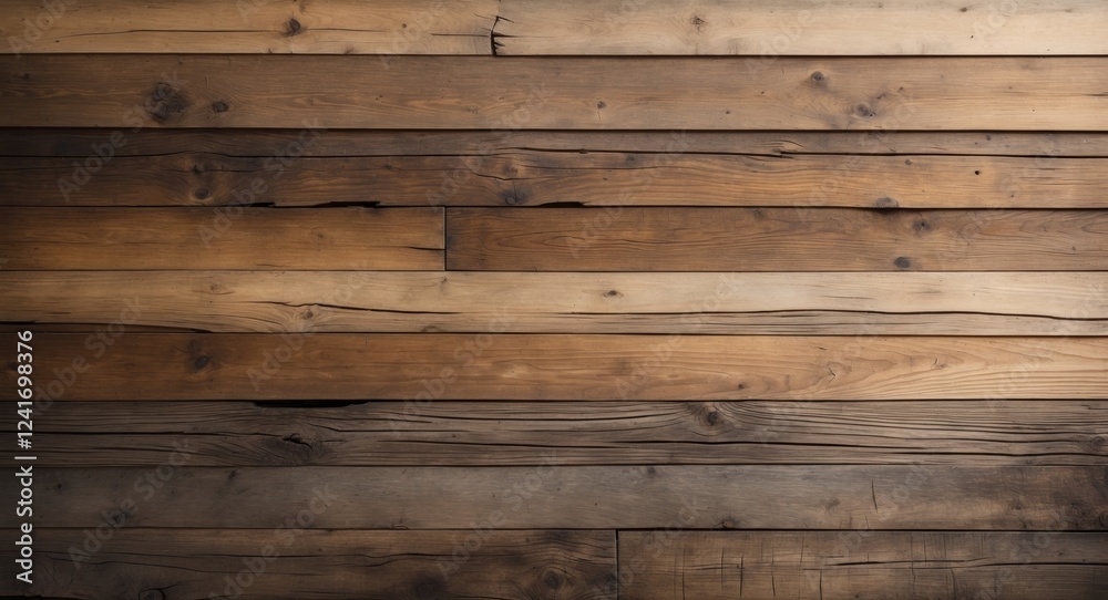 Rustic Wood Planks Background with Varied Tones and Textures Rustic Wood Planks Background with Varied Tones and Textures