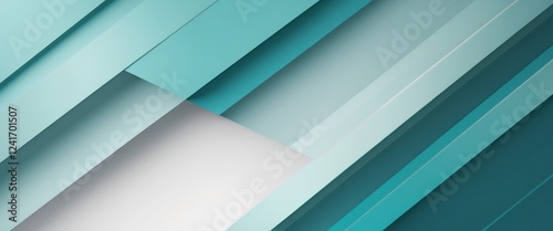 Abstract Teal Diagonal Lines Background Texture.