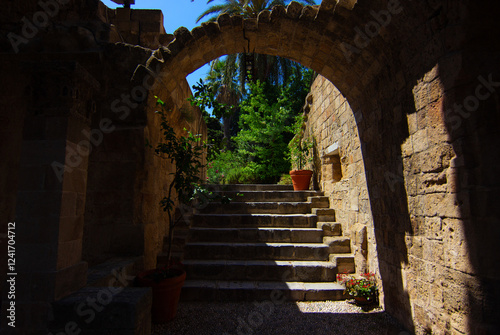 Wallpaper Mural Historic Courtyard of the Rhodes Archaeological Museum, Greece Torontodigital.ca