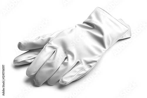 White gloves isolated on white background